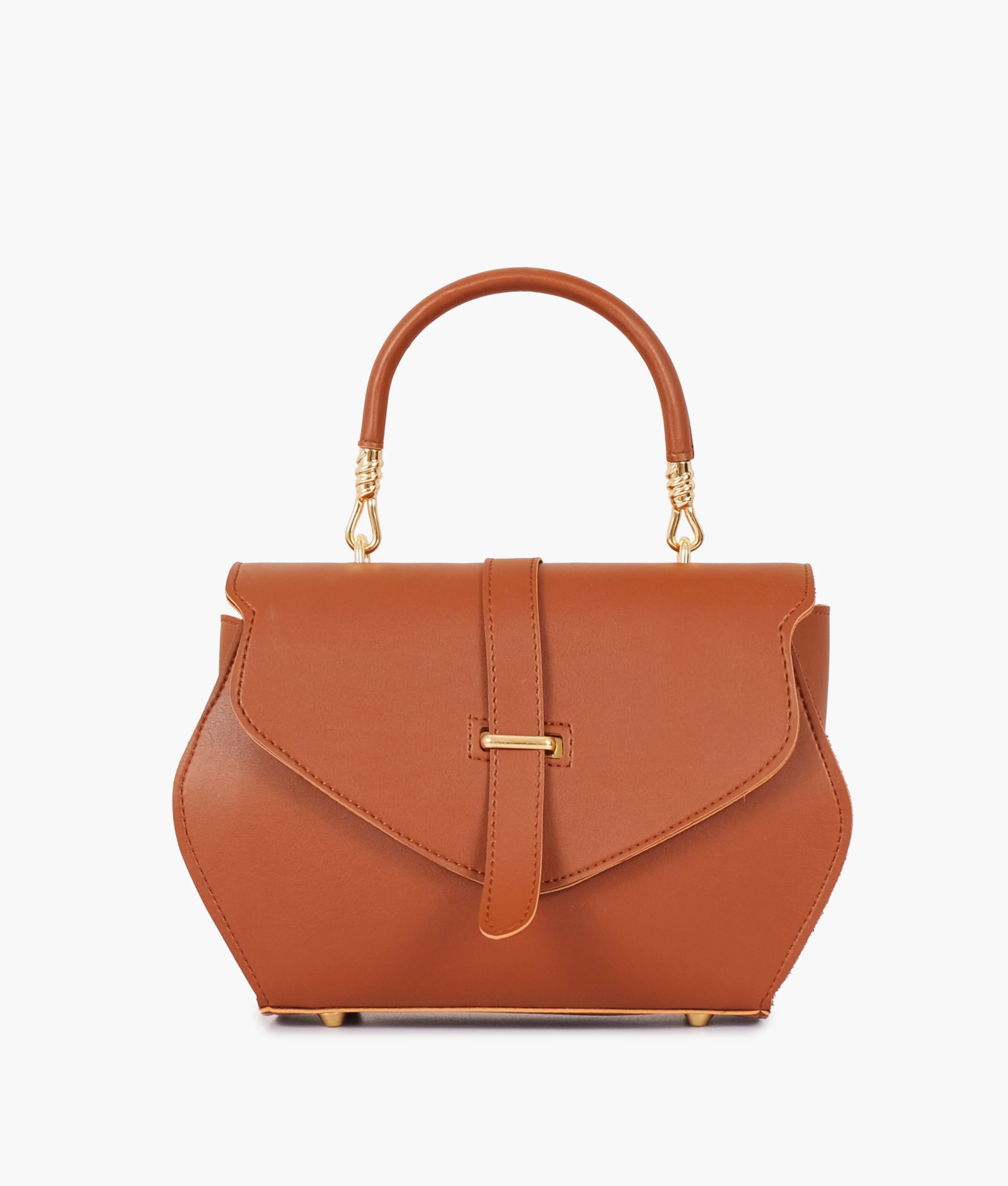Hala's Top-Handle Hexagon Bag