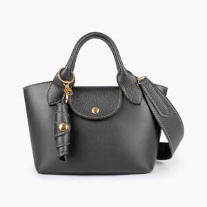 Hala's Black Mini Top-Handle Tote Bag