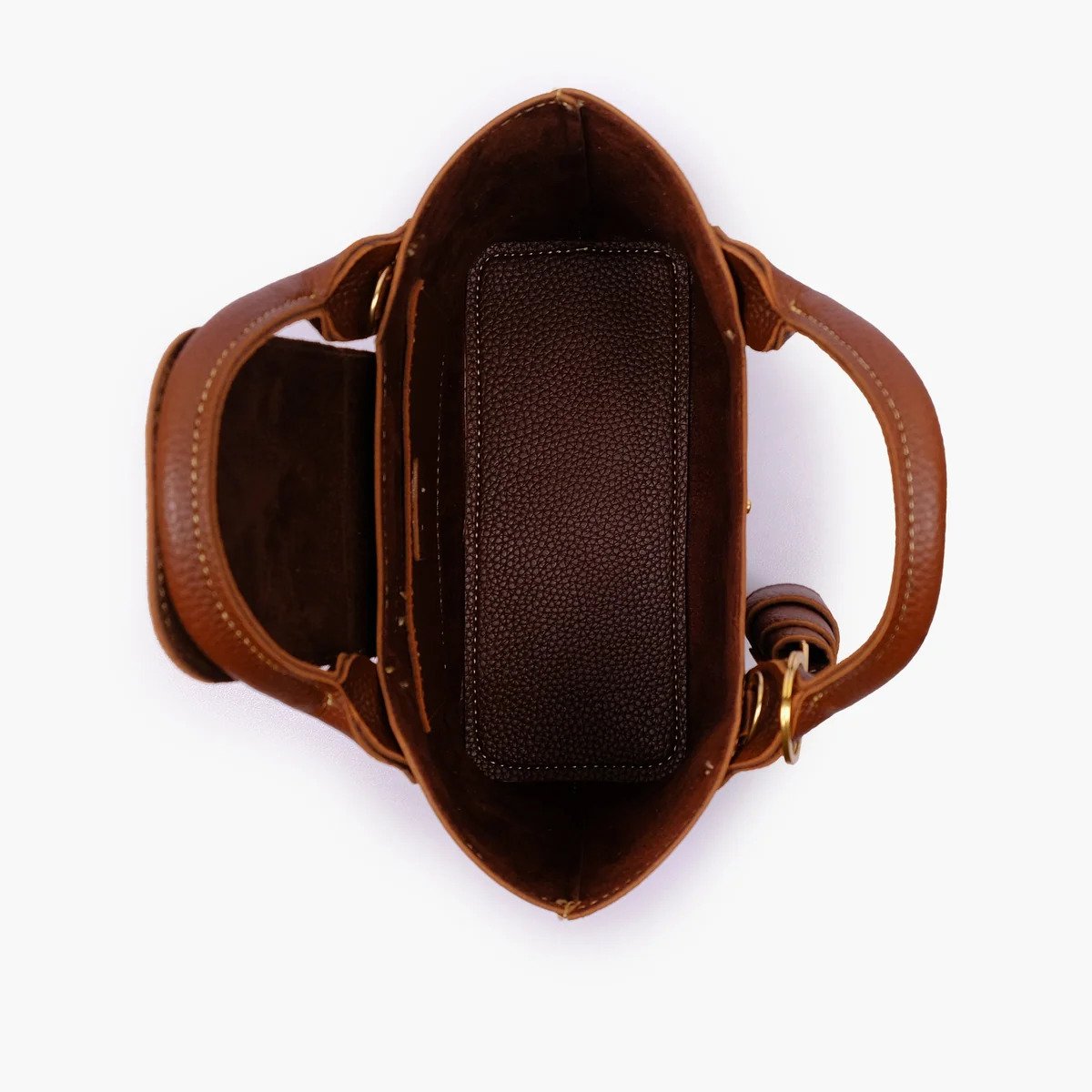 Hala's Horse Brown Mini Top-Handle Tote Bag - Image 4